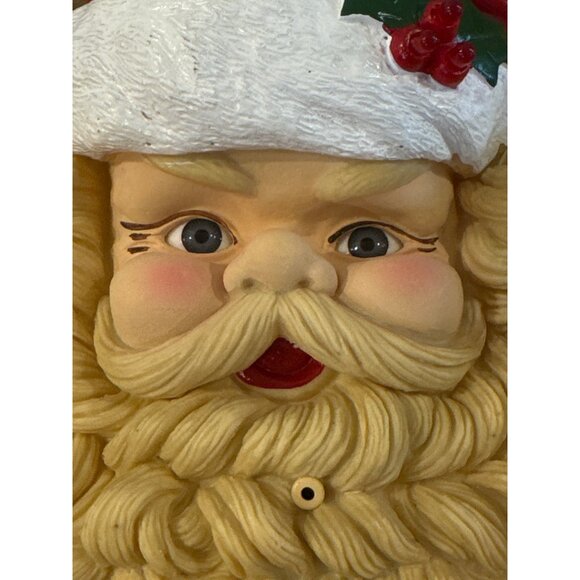 Vintage Motion Detected Activated Musical Santa Claus, Vintage Santa Face, Music - Picture 2 of 8